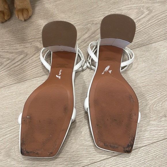 ASOS White Chunky Heels - Picture 3 of 4